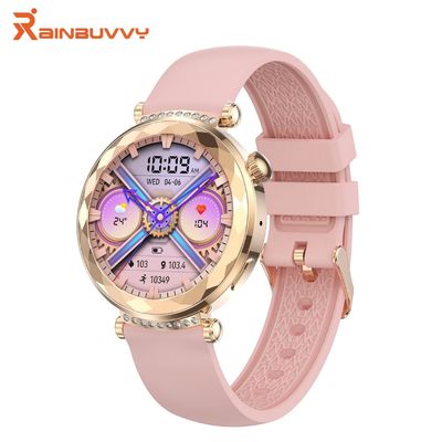 Harga yang bagus AMOLED Wanita Smart Watch Dengan BT Hubungi Kesehatan Monitor Kontrol Suara on line