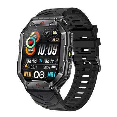 Harga yang bagus Tetap Terhubung Dan Aktif Bentuk Square Smart Watch Bluetooth Panggilan Waterproof Fitness Watch on line