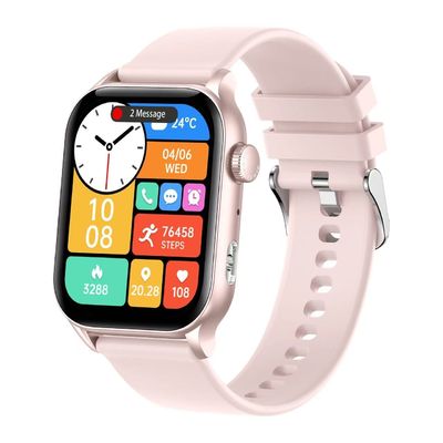 Harga yang bagus Square Shape Sleep Monitoring Smart Watch Teknologi Tinggi Dengan Asisten Suara AI on line