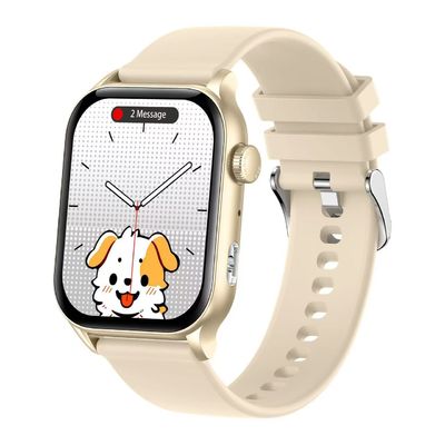 Water Reminder Square Shape Smart Watch Remote Photography Monitor Kesehatan Jam Tangan