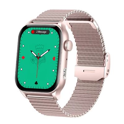 Harga yang bagus Bentuk persegi Smartwatch Pemantauan Kesehatan Dengan 107 Mode Olahraga Baterai 340mAh on line