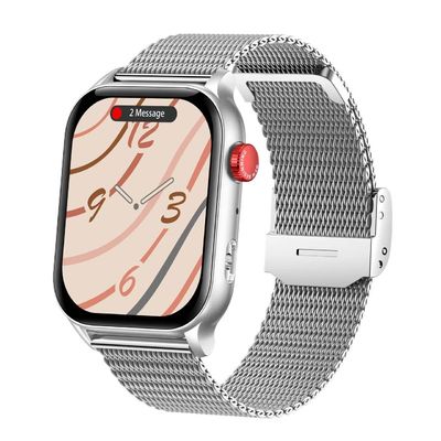 Harga yang bagus AI Asisten Suara Bentuk Square Smart Watch Kesehatan Pemantauan Smart Watch on line