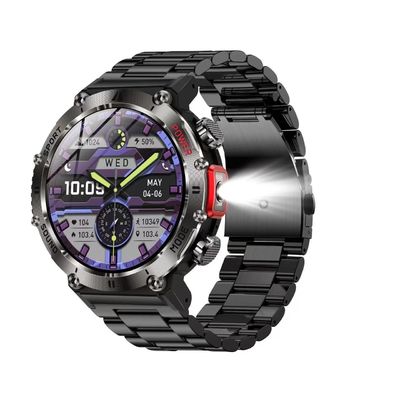 Harga yang bagus Pengecas Wireless Layar Bulat Smart Watch NFC Musik Lokal TWS 7013A6S CPU 400mAh on line