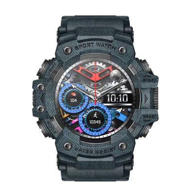 Harga yang bagus IP68 Bentuk Bulat Olahraga Waterproof Smartwatch Dengan 300mAh Polymer Lithium Baterai on line