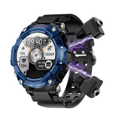 Harga yang bagus Wireless Earbud dan Musik Lokal Smart Bracelet TWS Smart Watch dengan MIC dan G-Sensor bawaan on line