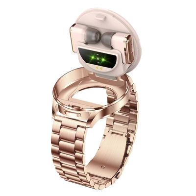 Smart Watch Bergaya Dengan Earbuds TWS Efisiensi Tinggi Informasi Notifikasi