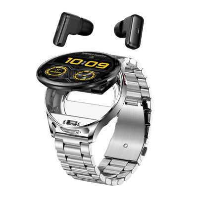Rasakan kombinasi sempurna gaya dan fungsi dengan TWS Smart Watch dan Wireless Earbuds