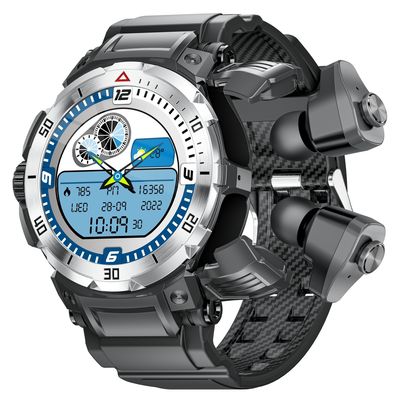 Full Touch Screen TWS Smart Watch Ledakan Buktinya Kaca IP67 Waterproof Fitness Watch