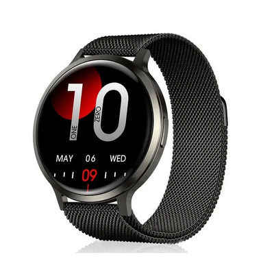 DM90 Outdoor Smart Watch 1.73''AMOLED IP68 Tidur Kesehatan Olahraga Bentuk Bulat Touch Watch