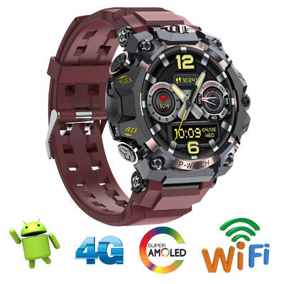 4G Android 8.1 HD Dual Camera Quad Core Smart Watch Global WIFI IP68 Untuk Remaja