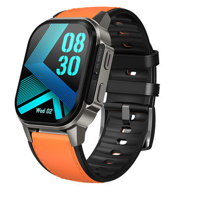 Slot Kartu SIM 4G Smart Watch V4.2 BLE Bluetooth Android Sports Watch Tali Silikon