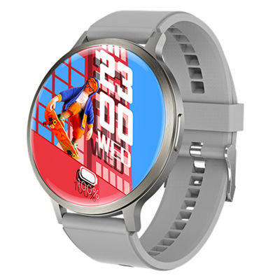Bentuk Lingkaran Layar AMOLED Smart Watch Sensor Detak Jantung Dan Tema yang Dapat Dikustomisasi