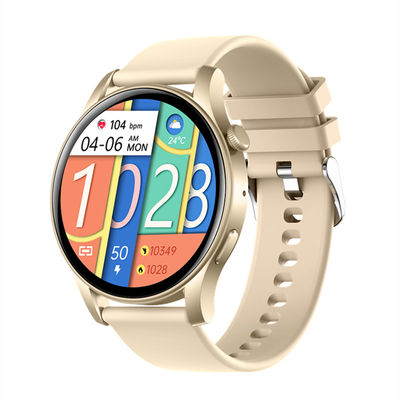 Harga yang bagus AI Voice Assistant Round Smartwatch Android Bluetooth Panggilan dan Pemantauan Kesehatan on line