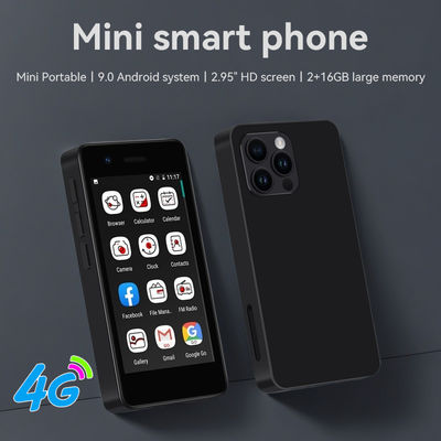 S18 4G Mini Cellphone 2.95'' 2+16GB MT6737 Dual SIM 5MP Kamera Belakang Android 9.0 Type-C