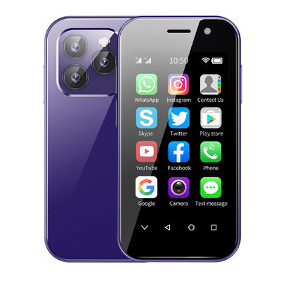 4G Mini Smart Phone 3+32GB Mendukung Google App Face ID GPS BT WiFi 2000mAh