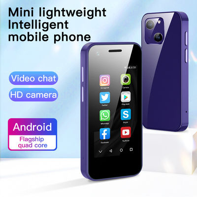 Harga yang bagus Mini 3G Smart Phone XS13 PRO 2+16GB Android 9.0 2.5' Screen Type-c Dual Card on line