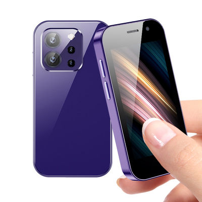 Versi UE Ponsel Android 4G kecil XS15 PRO 3,0' 2000mAh Ringan tahan lama