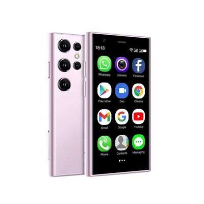 1000mAh 3G Ponsel kecil WIFI 3 Inch HD Screen 2+16GB Dengan senter