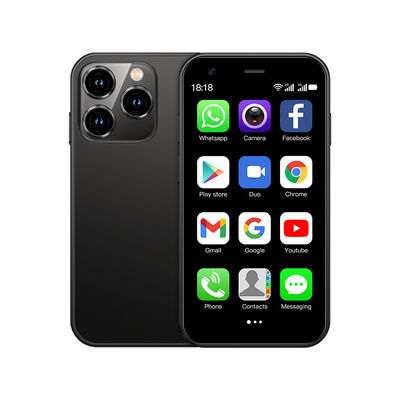 Dual SIM Card Small Cell Phone TF Card Dukungan 2+16GB Mini Mobile Phone