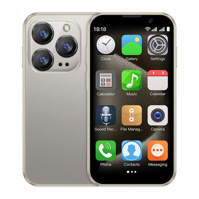 900mAh 3G Mini Phone Pengakuan Wajah 2GB + 16GB Baru XS18 Pro 3G