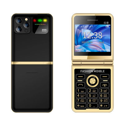 P20 Lipat 2.4 '' HD Screen Empat SIM Dial Bluetooth LED senter Super Thin Fitur Phone