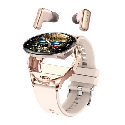 Harga yang bagus 3 IN 1 Wireless Earphones Bluetooth Smart Watch TWS Built-in Earbuds 1.43' T98 on line