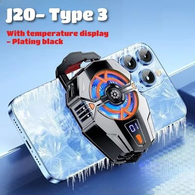 J20 Mobile Phone Cooler untuk PUBG Game Semikonduktor Cool Heat Sink untuk IOS Android