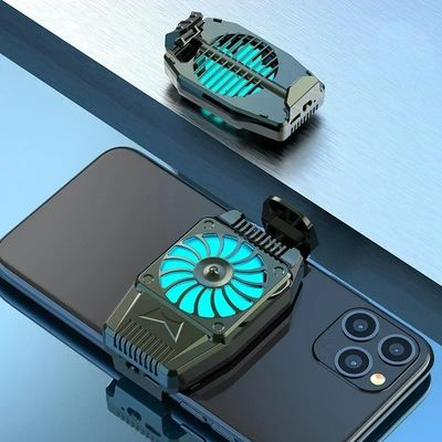 Harga yang bagus H15 Handphone Back-clip Air-dingin Game Cooler Turbo Hurricane pendingin kipas angin Radiator dengan Baterai Bawaan on line