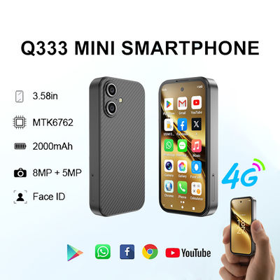 Harga yang bagus Sistem Operasi Android 12.0 SOYES Q333 4+64GB Smartphone dengan WIFI 2.4G/5G Face ID 4G LTE Tipe-C OTG Layar 3.58'' on line