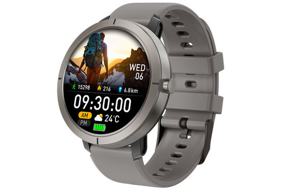 Tali Silikon Cair Militer Bluetooth Panggilan Smartwatch dengan 5ATM Waterproof GPS dan Dibangun-in Dual-band GNSS Kompas