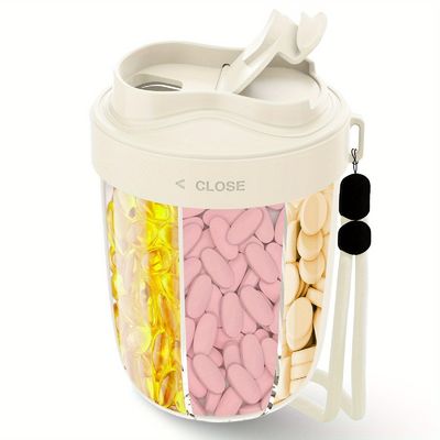 Harga yang bagus 1pc 7-Kompartemen Pill Portable Organizer Dengan Plastik Bebas BPA yang Aman on line