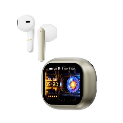 Harga yang bagus Headphone Nirkabel Layar Warna Peredam Bising Earphone Informasi Waktu Nyata on line