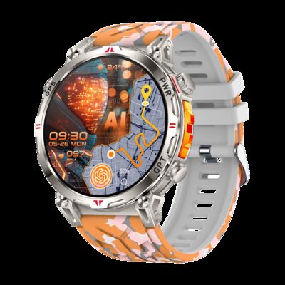 Harga yang bagus KC93 Smartwatch GPS AMOLED 650Mah 3ATM Waterproof Pelacakan kebugaran BT Hubungi Olahraga Profesional on line