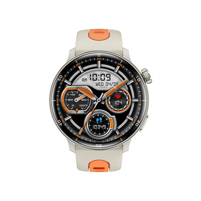 GPS Layar Amoled Panggilan Bluetooth, gelang pintar pemantau kesehatan tahan air S666