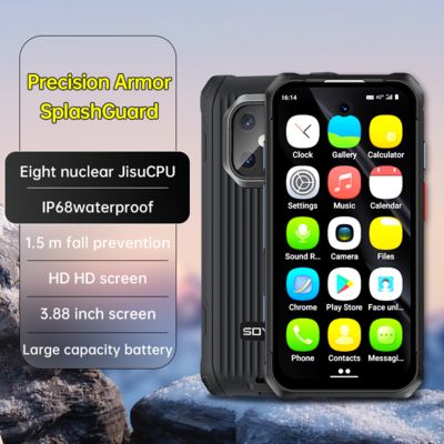 Harga yang bagus IPS Android12 6+128GB 3000mAh MAXO Rugged Smartphone IP68 Mini Waterproof 3.88 '' on line