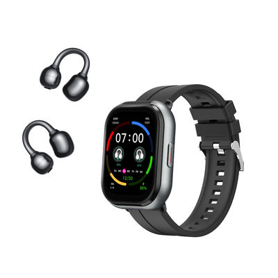 D12 Smart Watch TWS 2 in 1 Wireless Bluetooth Call Headset Music Playback Sport Fitness Tracker