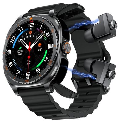 Harga yang bagus Smart Watch dengan Layar TFT Bluetooth 5.3 dan Tali Gel Silika untuk Olahraga dan Kebugaran on line