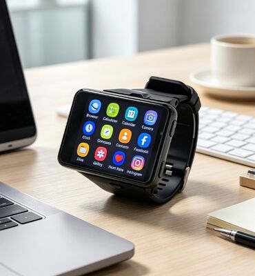 Harga yang bagus 4G smartwatch S999 plus layar sentuh penuh besar kamera ganda 64GB atau 128GB on line