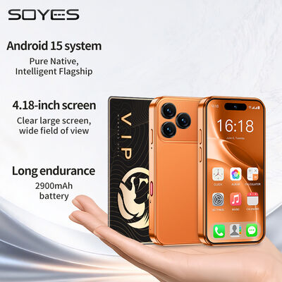 Harga yang bagus XS19 MAX LTE 4G Mini 4.18'' Android 15.0 4+64GB Dual SIM 2900mAh Face Unlock Ponsel kecil online