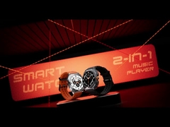 TWS Headset 2 In 1 NFC 1.53inch AMOLED Fitness Tracker Kesehatan Smartwatch GT98 Ultra