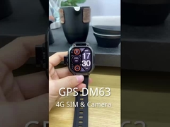 DM63 Asisten Suara 4G LTE Smart Watch 2.13''HD Monitoring Aktivitas Layar