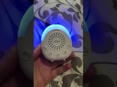 Anak Kunci Mesin Kebisingan Putih Dengan Lima Warna Lampu Malam 30 Suara menenangkan Fungsi Timer