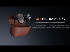 Memperkenalkan Kacamata Pintar AI M02 Kamera 8MP Perekaman Video Terjemahan Kacamata Hitam Bluetooth Anda