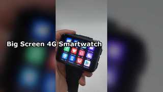 Jam Tangan Pintar 4G AMOLED Layar Besar Buka Kunci dengan Wajah