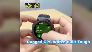 Jam Tangan Pintar GPS DM58 Militer Baru 2026 1.43 ''HD AMOLED 5ATM Tahan Air